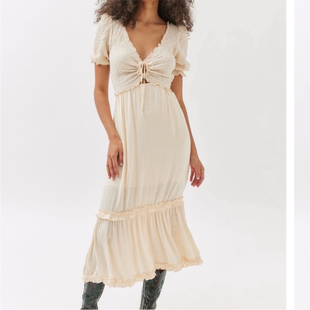 Urban Outfitters Ivory Maxi Dress